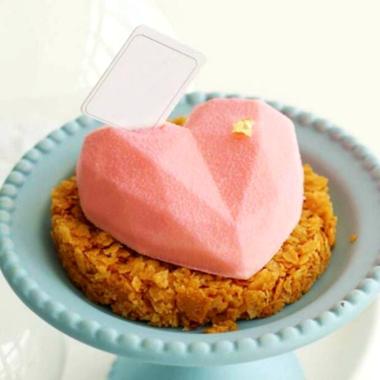 6 in 1 Heart Shape Silicone Mold For Baking Mousse Cake DIY Silicone Molds by bashfashion