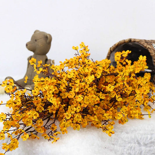 Simulation Starry Single Flower Home Decoration Bride Holding Flowers(Orange) by bashfashion