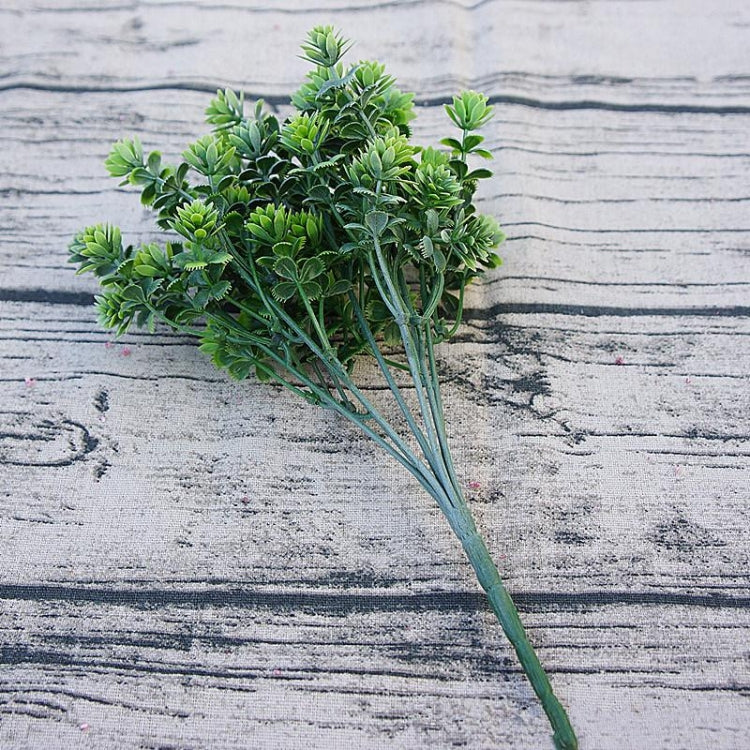 6 Branches Simulation Plant Guanyin Grass Imitation Plastic Flower Home Plant Decoration(Purple) by bashfashion