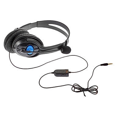 Bilateral Large Headphones Host Internet Voice Chat Headset for PS4 by bashfashion