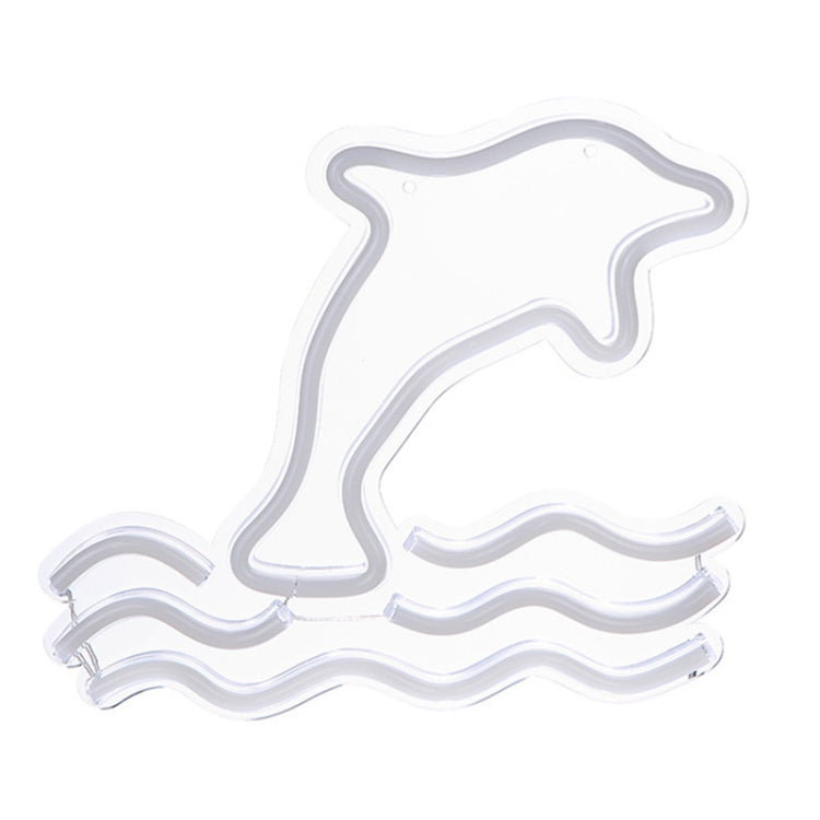 LED Acrylic Transparent Back Panel Neon Light Holiday Decoration Lamp(Love) by bashfashion