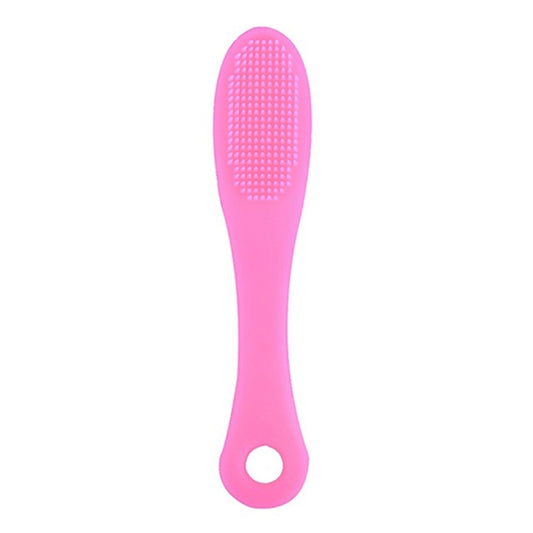 Blackhead Brush Face Cleansing Extractor Remover Tool Silicone Finger Massage Brush Face Exfoliating Cleansing Tool(Light Magenta) by bashfashion