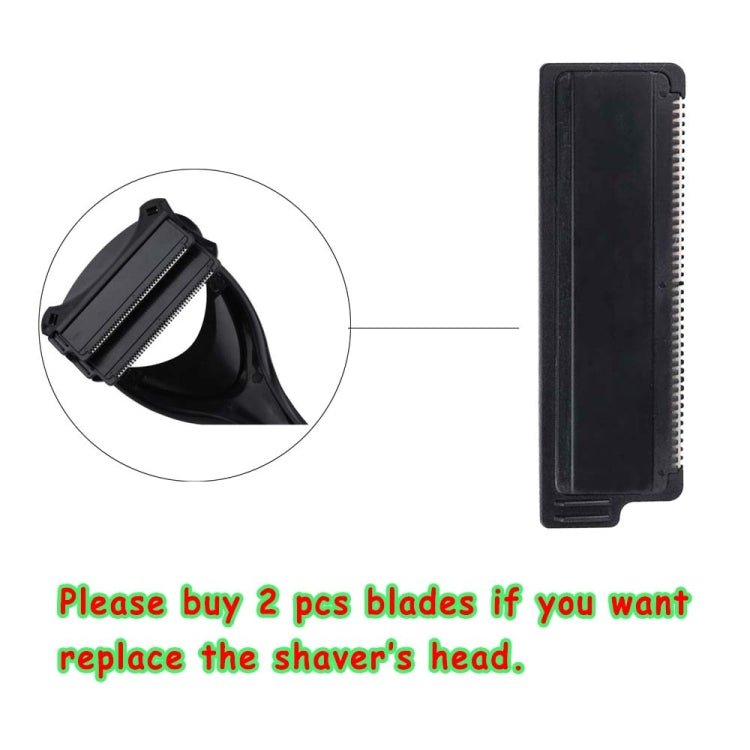 Back Long Handle Shaver Folding Double Cutter Head 2.0 Upgrade Version by bashfashion