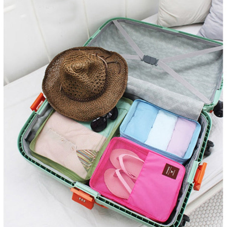 Portable Travel Bags For Men Women Waterproof Multifunction Durable Storage Pouch(Rose Red) by bashfashion