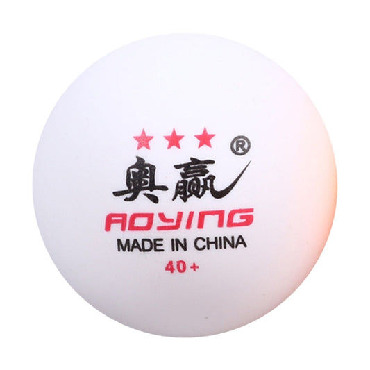 ROYING 100 PCS Professional ABS Table Tennis Training Ball, Diameter: 40mm, Specification:White 3Stars by bashfashion