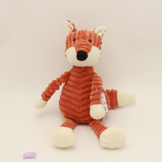Striped Animal Plush Toy Doll Creative Animal Doll, Type:Fox, Height:42cm by bashfashion