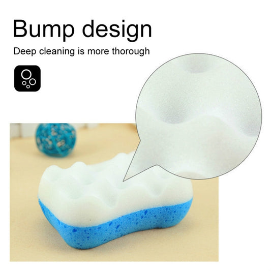 2 PCS Deep Skin Care Bath Sponge Exfoliating Cleansing Washing servant Shower Sponge Brush, Random Color Delivery by bashfashion
