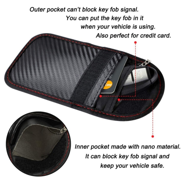 Antimagnetic RFID Car Key Mobile Phone Bag Shielding Set Radiation Cell Phone Pocket by bashfashion