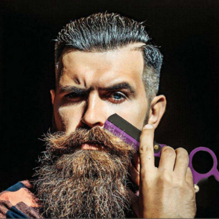 Stainless Steel Vintage Razor Thumb Razor(Purple) by bashfashion