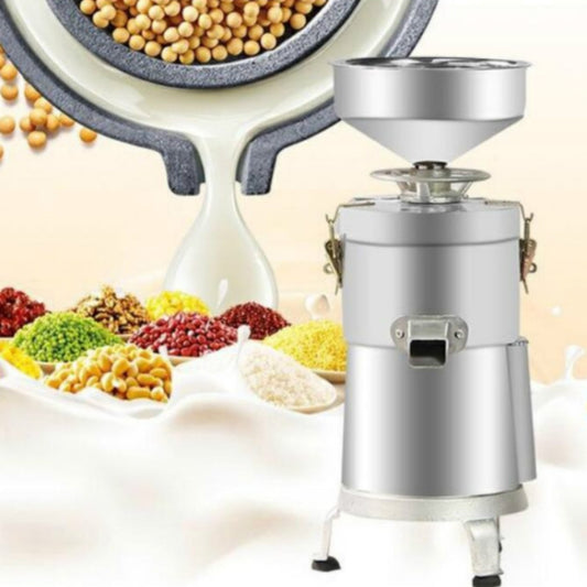 125/1500W Household Stainless Steel Refiner Large Capacity Slurry Separation Fresh Grinding Soymilk Tofu Machine, CN Plug(Silver) by bashfashion