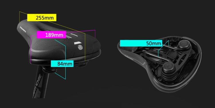 PROMEND Bicycle Seat Cushion Comfortable Hollow Thick Mountain Bike Saddle by PROMEND