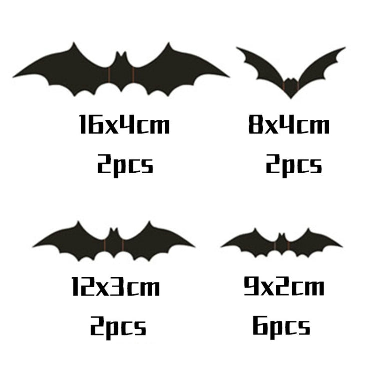 Halloween Stereo Wall Stickers Simulation Bat Stickers by bashfashion
