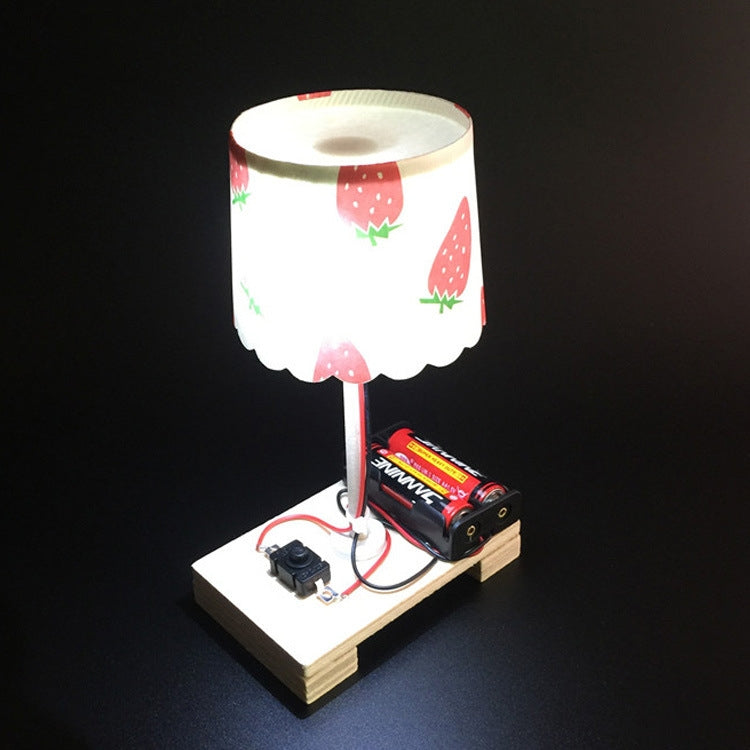 Creative DIY Small Table Lamp Technology Small Production Primary School Students Manual Materials Science Experiment by bashfashion