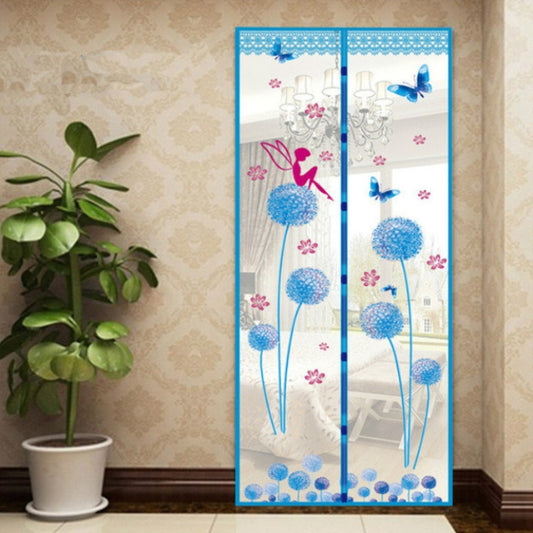 Summer Mosquito Curtain Magnetic Soft Screen Door Curtain, Size:90 x 210cm(Baby Blue) by bashfashion