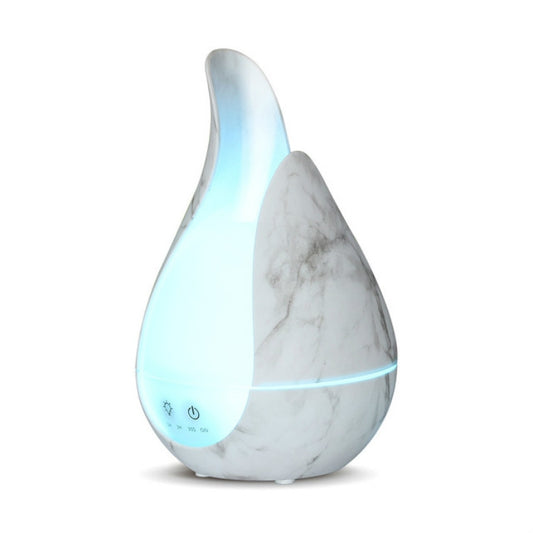 200ml Ultrasound Air Humidifier Aroma Essential Oil Diffuser 7 Colors LED Night Light Cool Mist Maker, Plug Type: EU Plug(Marble Base) by bashfashion