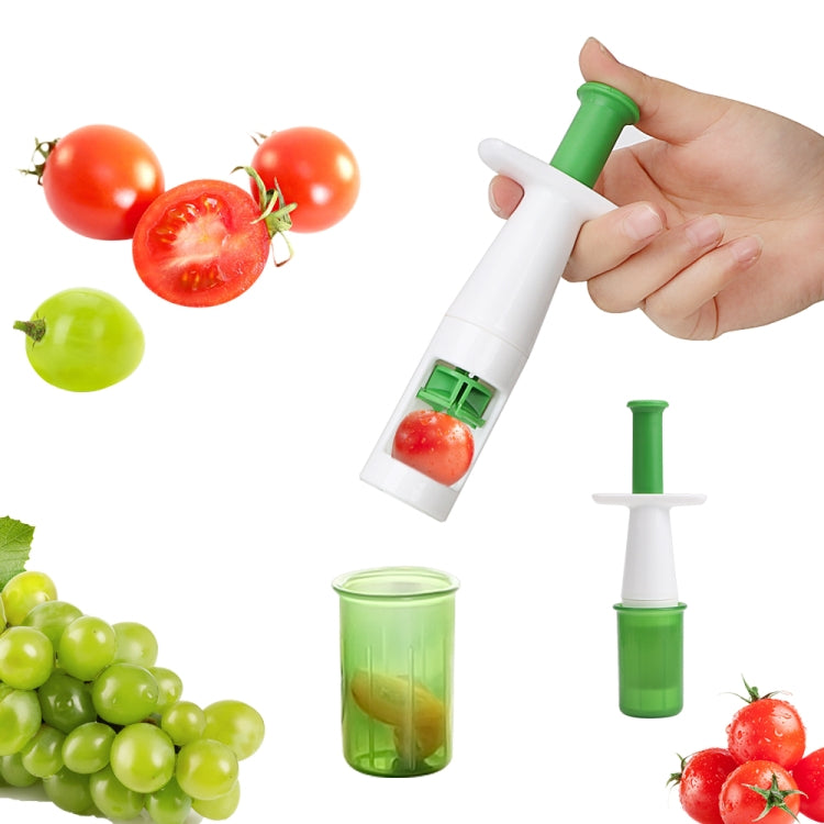 Cherry Slicer Fruit Vegetable Cutter Multifunctional Grape Tomato Slicers Kitchen Gadgets by bashfashion