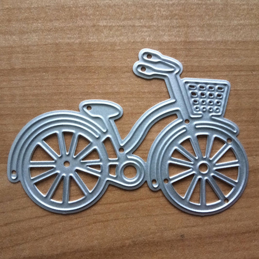 Bicycle Metal Cutting Die Steel Mesh DIY Scrapbooking Decoration Craft Album Embossing, Size:92×62mm by bashfashion
