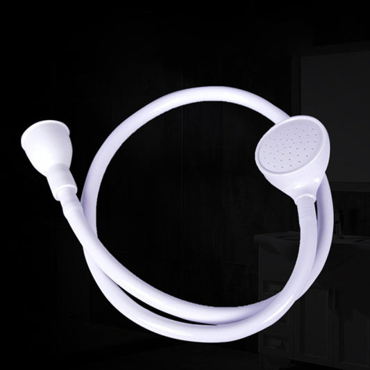Pet Shower Multifunctional Simple Sink Nozzle Cleaning Shower Supplies(White) by bashfashion