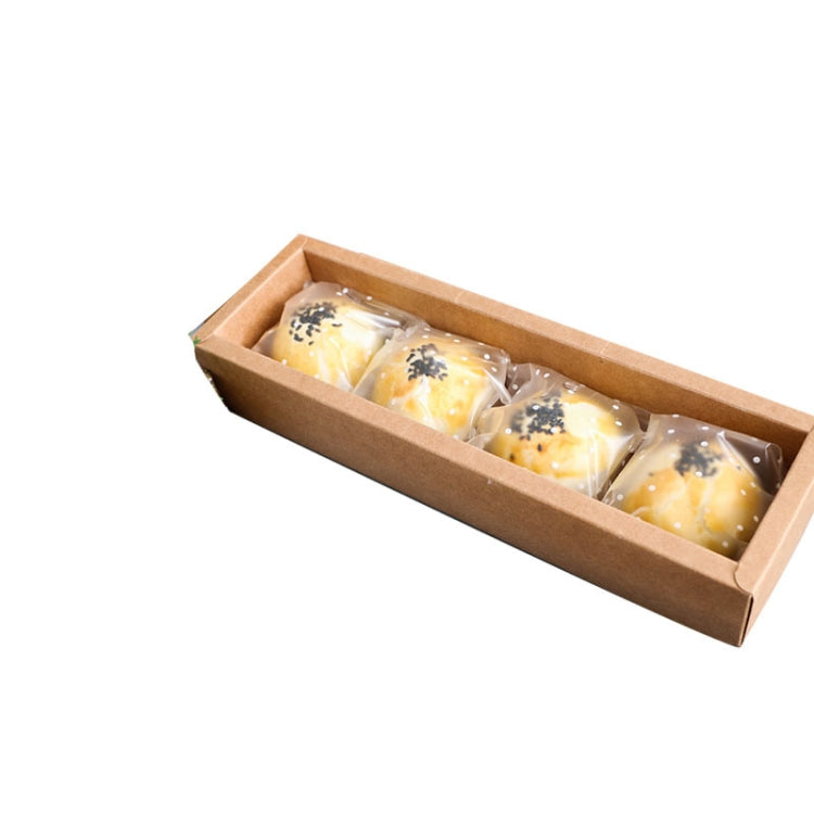 100pcs / Pack Plastic Transparent Cellophane Bags Polka Dot Candy Cookie Gift Bag with DIY Self Adhesive Pouch Celofan Bags for Party, Size:7x7cm(Transparent) by bashfashion