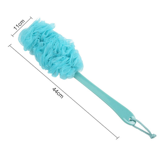 Long Handle Hanging Soft Mesh Back Body Bath Shower Brush(Blue) by bashfashion