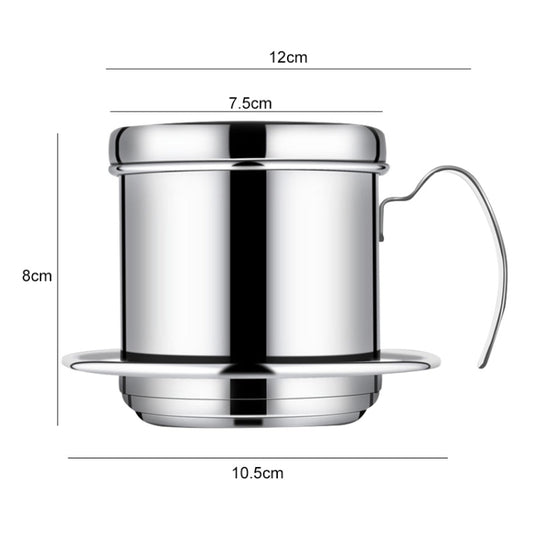 Stainless Steel Filter-free Paper Coffee Filter Pot by bashfashion