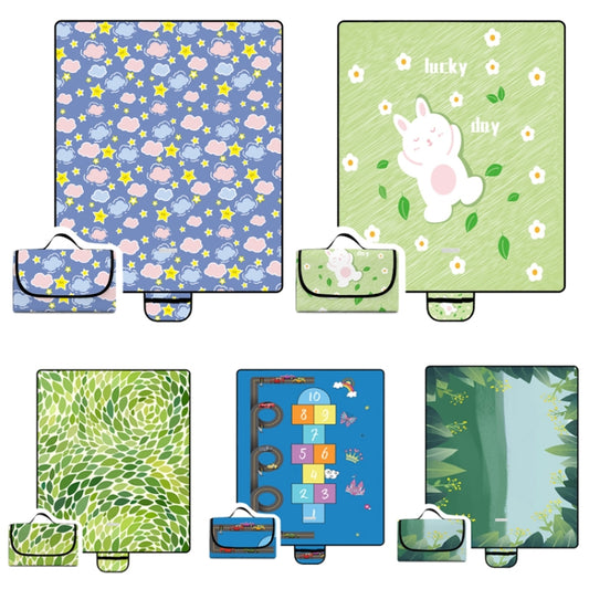 Y005 Outdoor Portable Oxford Cloth Picnic Mat Waterproof Moisture-proof Picnic Cloth(2x2m) by bashfashion