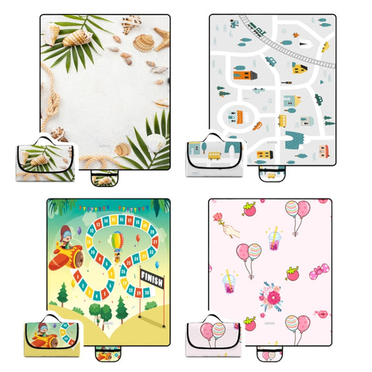 Y018 Moisture-proof Outdoor Grass Mat Thickened Waterproof Picnic Mat(2x2m) by bashfashion