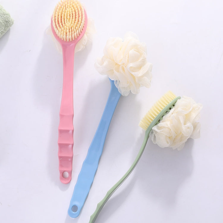 Long Handle Bath Brush Soft Hair Bath Brush with Massage Back Brush(Green) by bashfashion