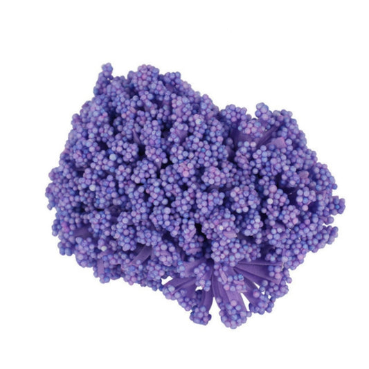 5 PCS Plastic Handmade DIY Wedding Foam Flower Head Simulation Bouquet Flower Stamen(12 - 10 Sticks) by bashfashion