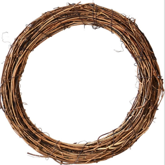 2 PCS Tree Vine Christmas Wreath DIY Rattan Garden Decoration Rattan Window Decoration, Size:30CM by bashfashion