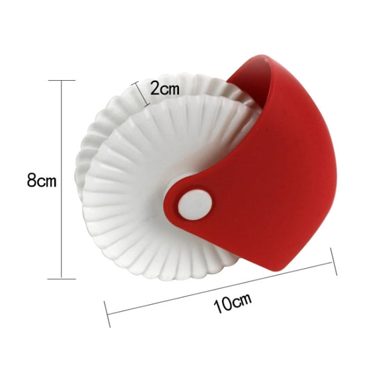 Baking Tools Pasta Cutting Wheel Hemming Wheel Manual Noodle Cutter Roller Knife Creative Kitchen Gadgets(Point Cut) by bashfashion