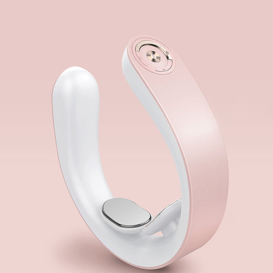 Intelligent Shoulder and Neck Massage Instrument PGG Cervical Spine Physiotherapy Massage Heating Multi-function Neck Protection Instrument, Style:Without Patch(Pink) by bashfashion