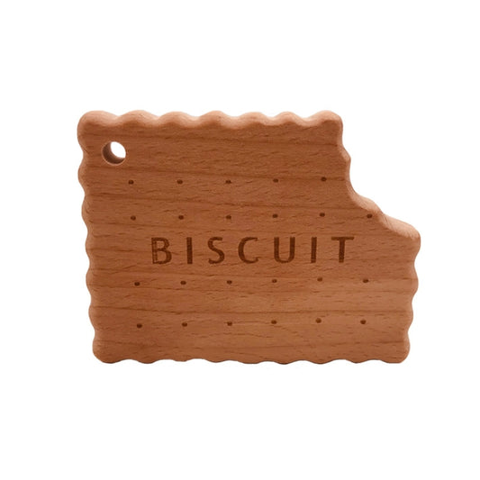 10 PCS DIY Jewelry Teether Beech Biscuit Molar Stick Baby Teether Toy by bashfashion