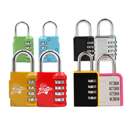 Four Digits Combination Lock Lluggage Gym Anti-theft Padlock, Style:8023 by bashfashion