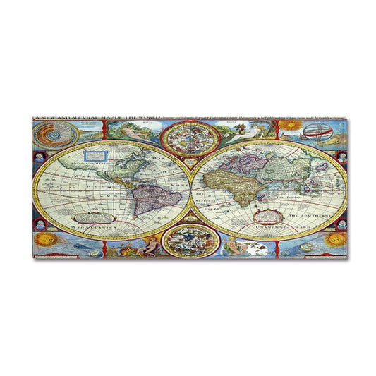 World Map Carpets Rug Bedroom Kids Baby Play Crawling Mat Memory Foam Area Rugs Carpet, Size:40x60cm(Dual-Side) by bashfashion