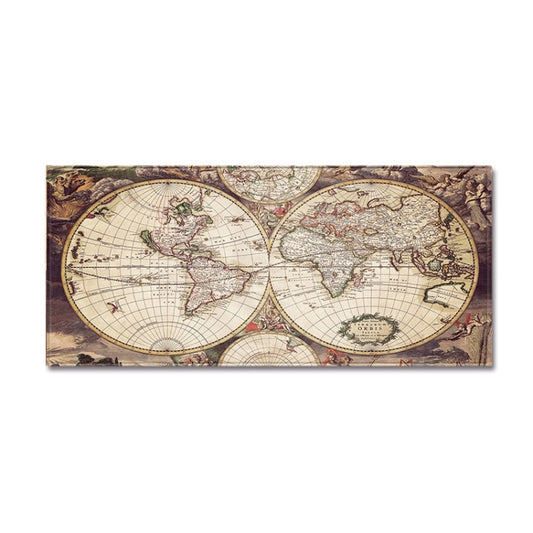 World Map Carpets Rug Bedroom Kids Baby Play Crawling Mat Memory Foam Area Rugs Carpet, Size:40x120cm(Vintage Map) by bashfashion