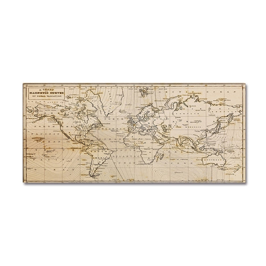 World Map Carpets Rug Bedroom Kids Baby Play Crawling Mat Memory Foam Area Rugs Carpet, Size:60x180cm(Grey) by bashfashion