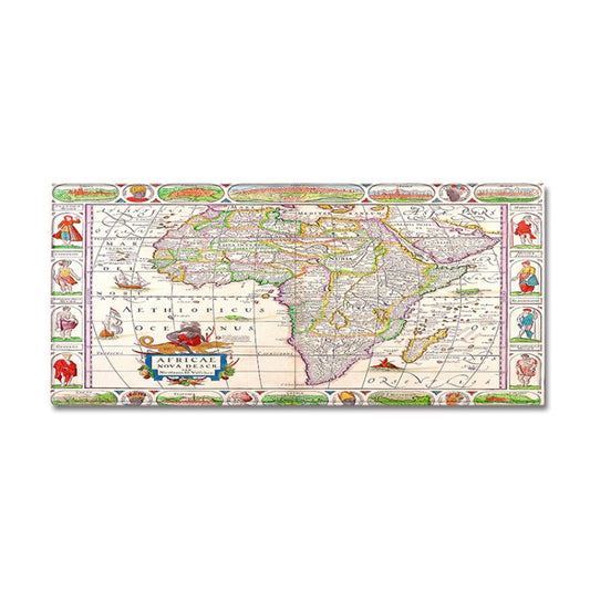 World Map Carpets Rug Bedroom Kids Baby Play Crawling Mat Memory Foam Area Rugs Carpet, Size:60x180cm(Africa Map) by bashfashion