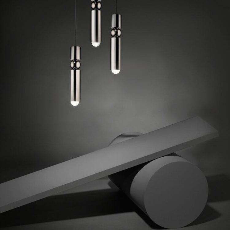 Bar Counter Modern Restaurant Bedroom Bedside Creative Personality Simple Small Chandelier, Color:Single Head Brass by bashfashion