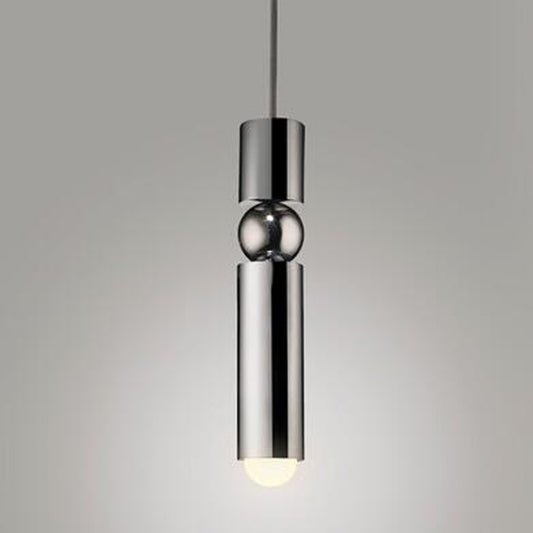 Bar Counter Modern Restaurant Bedroom Bedside Creative Personality Simple Small Chandelier, Color:Single Head Silver by bashfashion