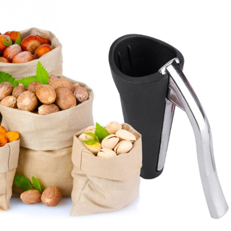 Zinc Alloy Funnel Shape Nut Nutcracker Sheller Walnut Opener Cutter Clamp Plier Kitchen Tools gadgets(Red) by bashfashion