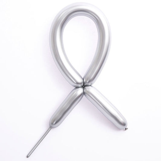 2 Packs Thick 260 Metal Strip Magic Balloon Preparation Styling Holiday Party Decoration(Metal Silver 200 per) by bashfashion