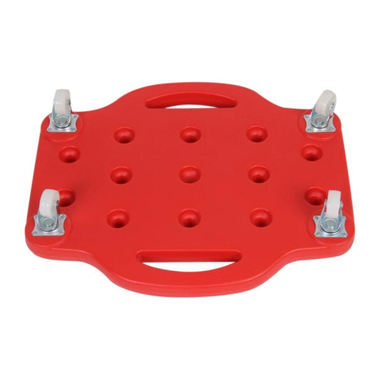 Blow Molding Red One Children Square Four-wheel Scooter Balance Training Equipment by bashfashion