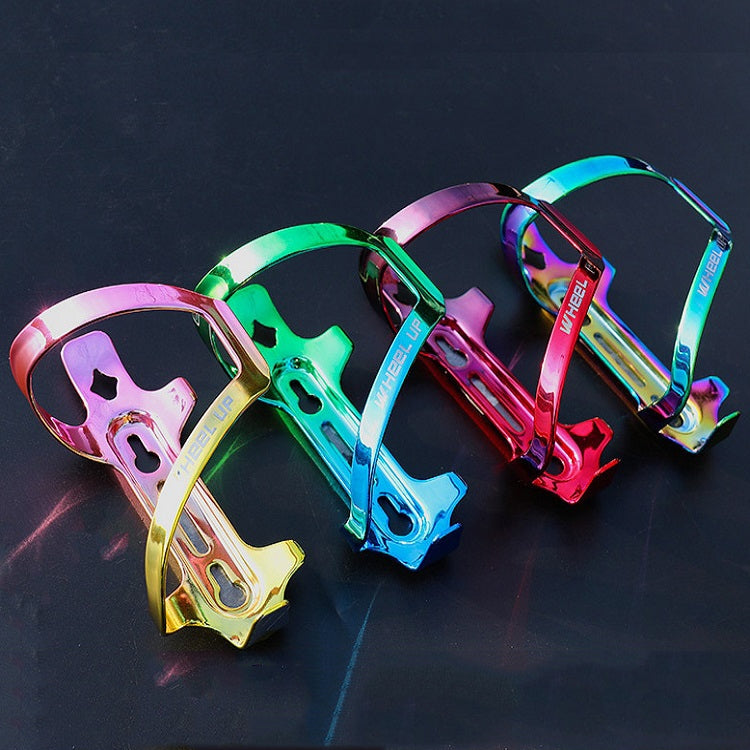 WHEEL UP Colorful Bicycle Bottle Cage Two-Color Aluminum Alloy Bottle Cage Riding Equipment(Colorful) by WHEEL UP