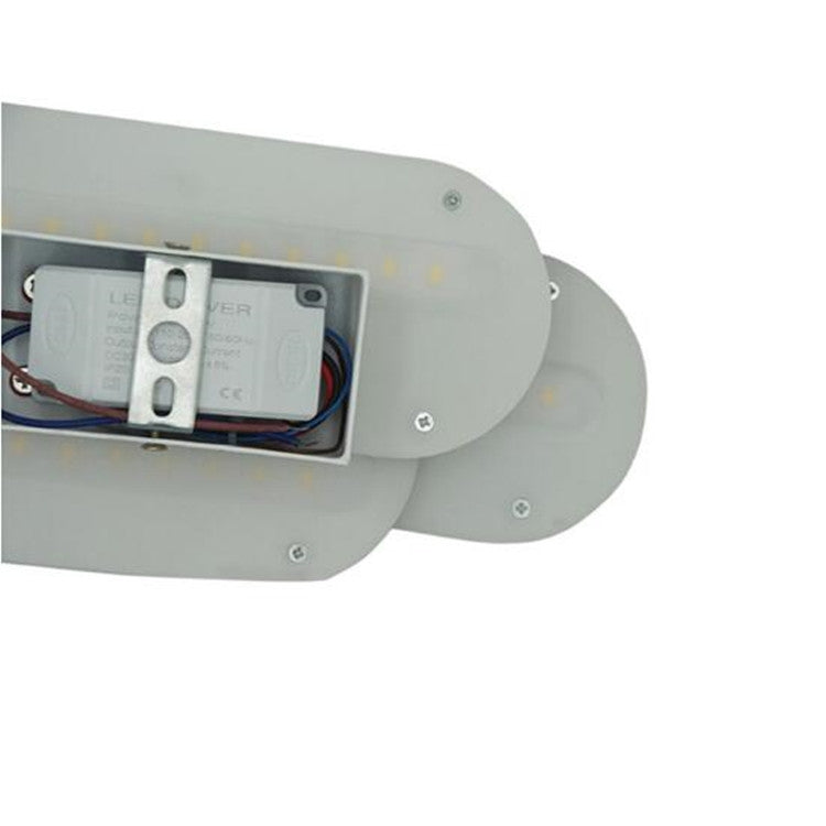 White square 18W Creative Simple Bedroom Bedside Living Room Restaurant Hotel Study Hall Corridor Aisle Light LED Tower Stack Wall Lamp(White Light) by bashfashion