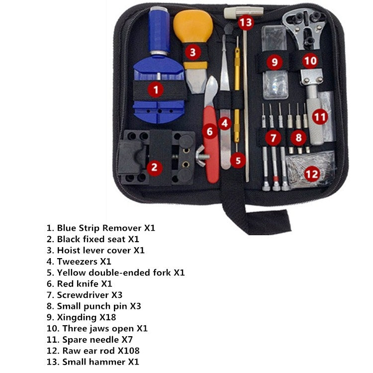 147 In 1 Watch Repair Kit Tool Set by bashfashion