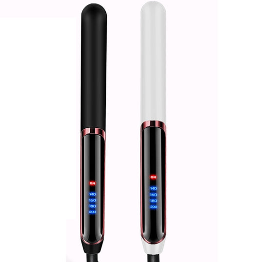 35W 2 In 1 Curling and Straightening Dual-use Electric Splin,Specification: AU Plug(Black) by bashfashion