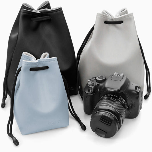 Baona Camera Bag Lens Drawstring Pouch, Size: Small(Black) by Baona