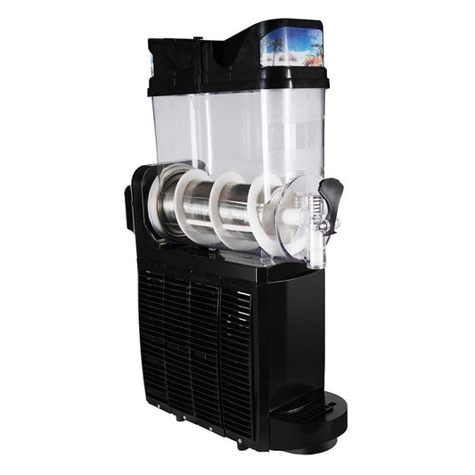 Single Cylinder Snow Melting Machine Large Capacity Smoothie Machine Milk Tea Shop Desktop Slush Fruit Juice Machine, Plug Standard:AU Plug(Black) by bashfashion