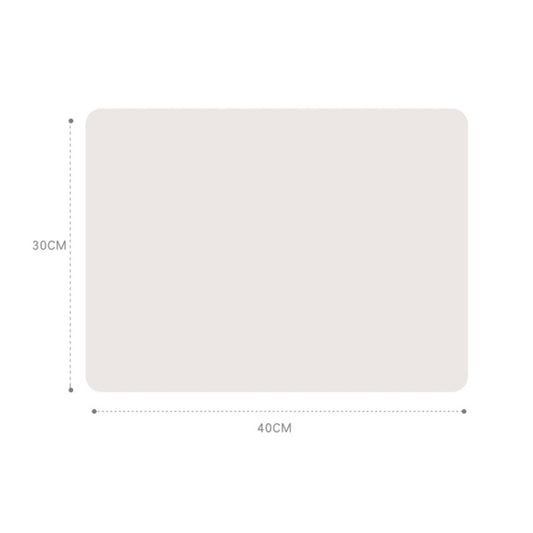 Nordic Style Food Grade Silicone Pad Tableware Environmental Insulation Pad Placemat(Beige) by bashfashion